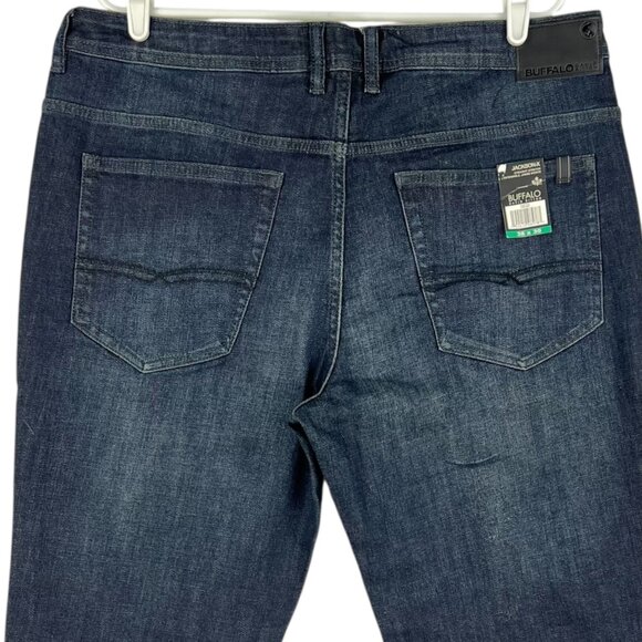 Buffalo David Bitton Men's Jackson-X Straight Stretch Blue Denim Jeans 38x30 NWT - Picture 4 of 12